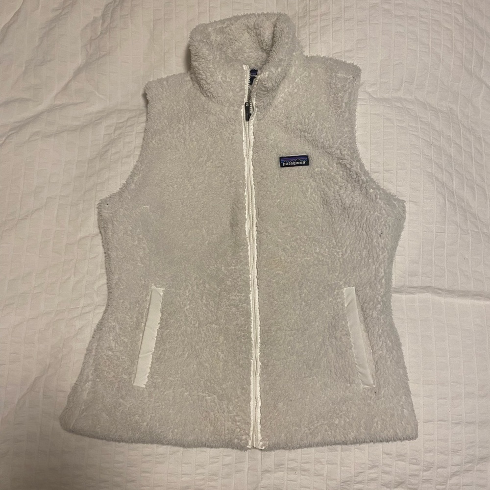 White Patagonia vest